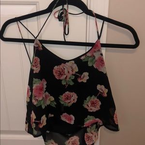 Flower crop top